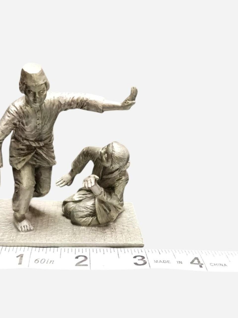 Malay Dancers Pewter Sculpture